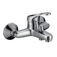 4121C-10 真鍮の蛇口シングルレバー温水/冷水壁掛け浴槽ミキサー