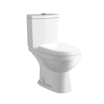 YS22211Sレトロなデザインの2ピースセラミックトイレ、密結合Pトラップウォッシュダウントイレ。