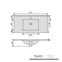 YS27293-90 セラミックキャビネット洗面台、洗面台、洗面所のシンク。