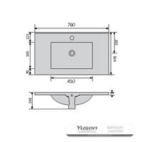 YS27298-75 セラミックキャビネット洗面台、洗面台、洗面所のシンク。
