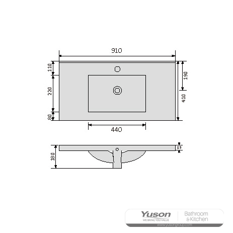 YS27299-90 セラミックキャビネット洗面台、洗面台、洗面所のシンク。