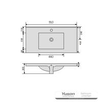 YS27299-90 セラミックキャビネット洗面台、洗面台、洗面所のシンク。