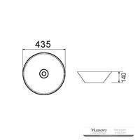 YS28273 セラミック製カウンター洗面器、芸術的な洗面器、セラミックシンク;