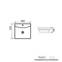 YS28290 セラミック製カウンター洗面器、芸術的な洗面器、セラミックシンク;