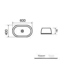 YS28369 セラミック製カウンター洗面器、芸術的な洗面器、セラミックシンク;