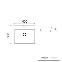YS28391 セラミック製カウンター洗面器、芸術的な洗面器、セラミックシンク;