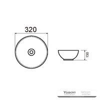 YS28392 セラミック製カウンター洗面器、芸術的な洗面器、セラミックシンク;