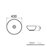 YS28398 セラミック製カウンター洗面器、芸術的な洗面器、セラミックシンク;