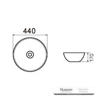 YS28403 セラミック製カウンター洗面器、芸術的な洗面器、セラミックシンク;