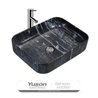 YS28434-MA2 ストーン シリーズ セラミック カウンター洗面器の上、芸術的な洗面器、セラミック シンク。