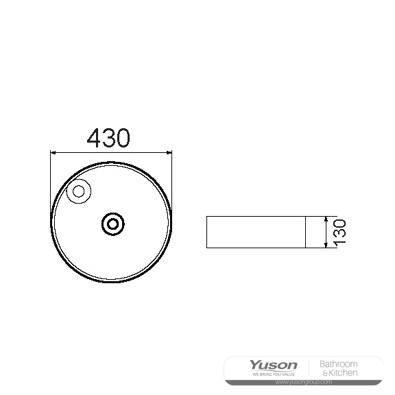 YS28435 セラミック製カウンター洗面器、芸術的な洗面器、セラミックシンク;