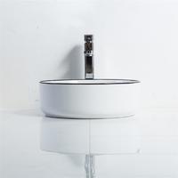YS28447-LB カウンター上のセラミック洗面器、芸術的な洗面器、セラミックシンク;