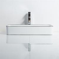 YS28454-LB カウンター上のセラミック洗面器、芸術的な洗面器、セラミックシンク。