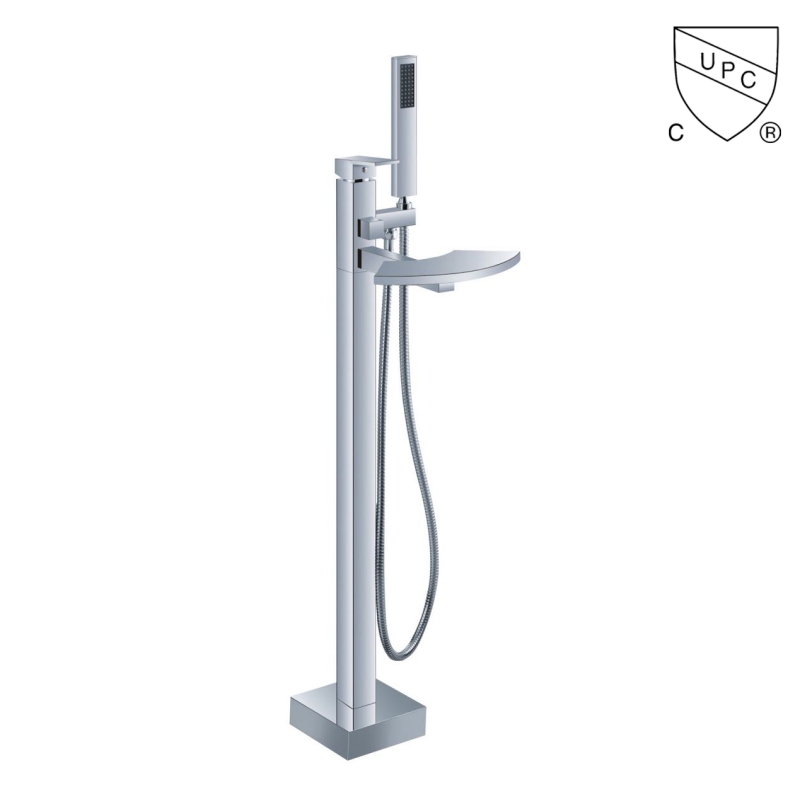 Y0120 UPC、CUPC認定自立型浴槽蛇口、フロアマウント浴槽蛇口;
