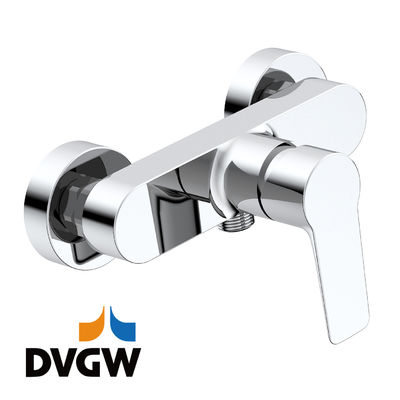 3187-20 DVGW 認定、真鍮製蛇口シングルレバー温水/冷水壁掛けシャワーミキサー