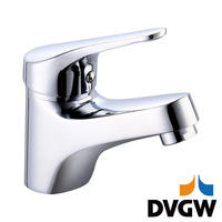 4135-30 DVGW 認定、真鍮製蛇口シングルレバー温水/冷水デッキマウント洗面器ミキサー