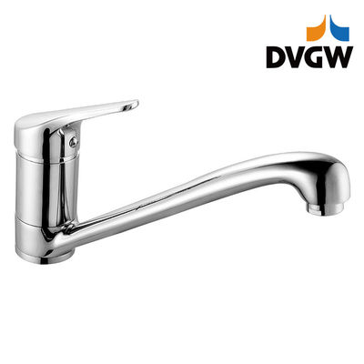 4135-50 DVGW 認定、真鍮製蛇口シングルレバー温水/冷水デッキマウントキッチンミキサー、シンクミキサー