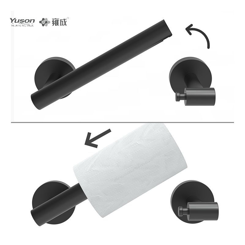19286P 洗練されたバスルームアクセサリー、トイレット ペーパー ホルダー、亜鉛/真鍮/SUS トイレット ペーパー ロール ホルダー、壁掛け (シリーズ 19200)