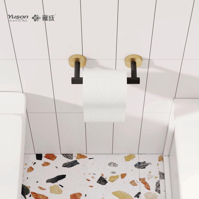 19286P 洗練されたバスルームアクセサリー、トイレット ペーパー ホルダー、亜鉛/真鍮/SUS トイレット ペーパー ロール ホルダー、壁掛け (シリーズ 19200)